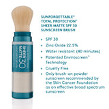 Colorescience Sunforgettable Total Protection™ Sheer Matte SPF 30 Sunscreen Brush